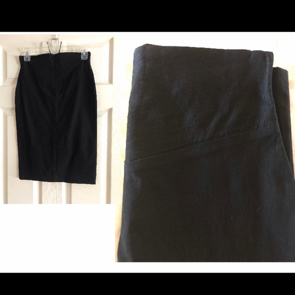 Mandee Medium Black Pencil Skirt - Picture 5 of 6